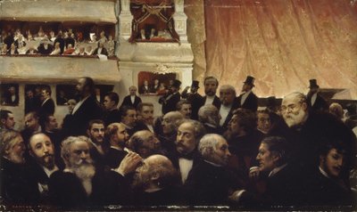 Intermission of a Premiere at the Comédie-Française by Edouard Joseph Dantan