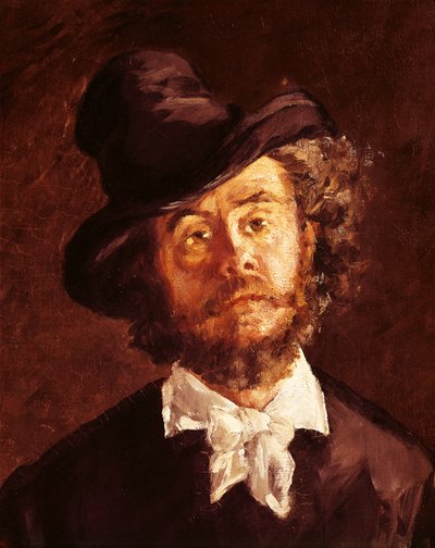 Portrait of painter Marcellin Desboutin by Édouard Manet