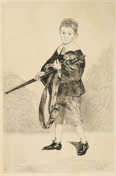 Boy with the Sword by Édouard Manet
