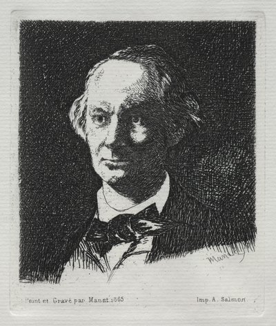 Charles Baudelaire by Édouard Manet