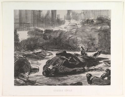 Civil War by Édouard Manet