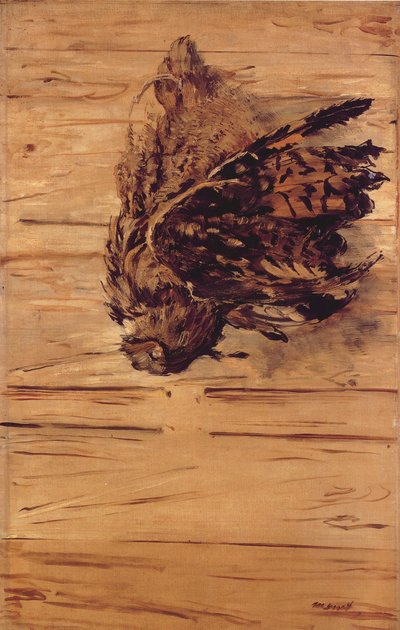 Dead Eagle Owl by Édouard Manet