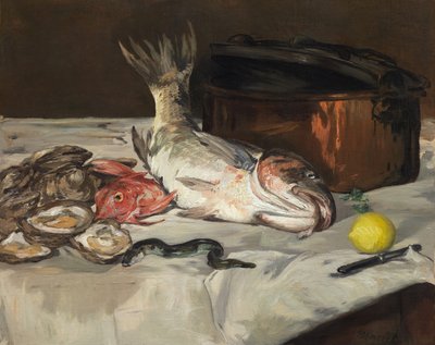 Fish Still Life by Édouard Manet