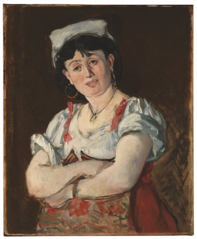 The Italian Woman by Édouard Manet