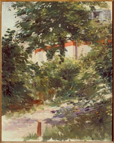 The House in the Foliage by Édouard Manet