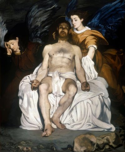 The Dead Christ and the Angels by Édouard Manet