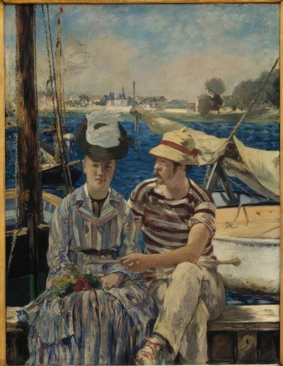 Sunday on the Seine (Argenteuil) by Édouard Manet