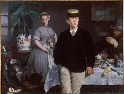 Lunch in the Studio by Édouard Manet
