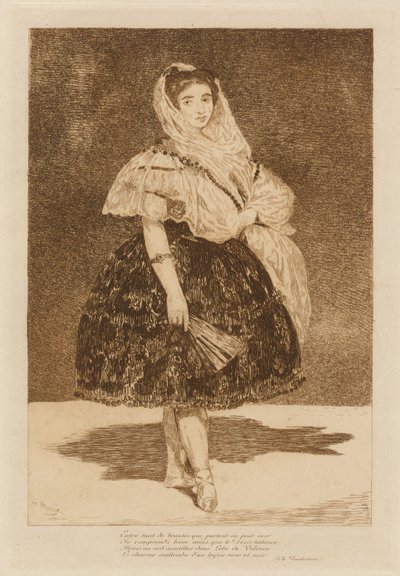 Lola de Valence, 1862 by Édouard Manet