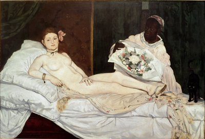 Olympia (detail) by Édouard Manet