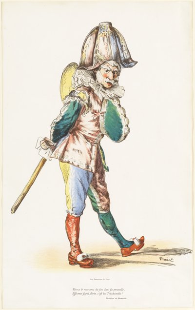 Polichinelle by Édouard Manet
