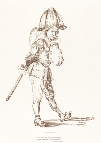 Polichinelle by Édouard Manet