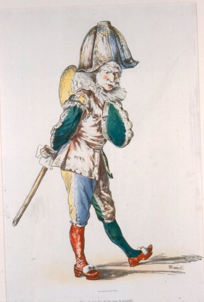 Polichinelle by Édouard Manet