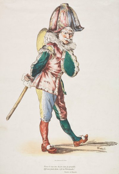 Polichinelle by Édouard Manet