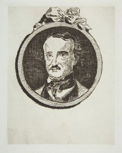 Portrait of Edgar Allan Poe by Édouard Manet