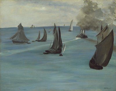 Steamboat Leaving Boulogne by Édouard Manet