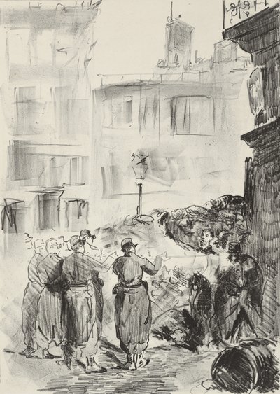 The Barricade by Édouard Manet