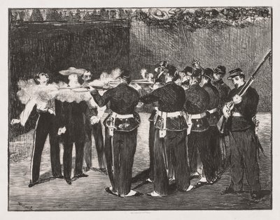 The Execution of Emperor Maximilian by Édouard Manet