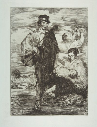 The Gypsies by Édouard Manet