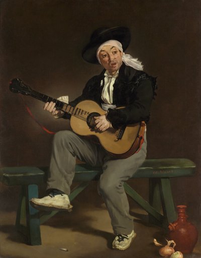 The Spanish Singer by Édouard Manet