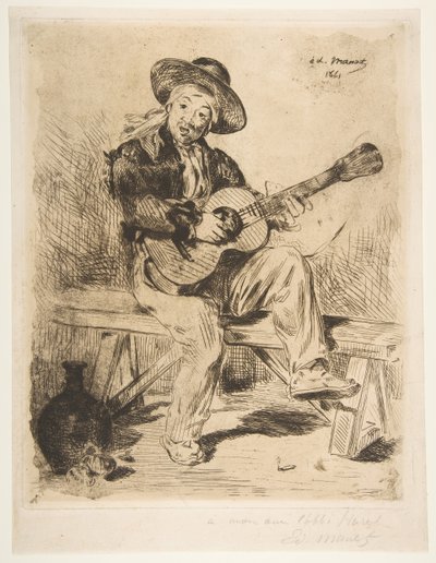 The Spanish Singer, 1861-62 by Édouard Manet