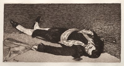 Dead Bullfighter by Édouard Manet