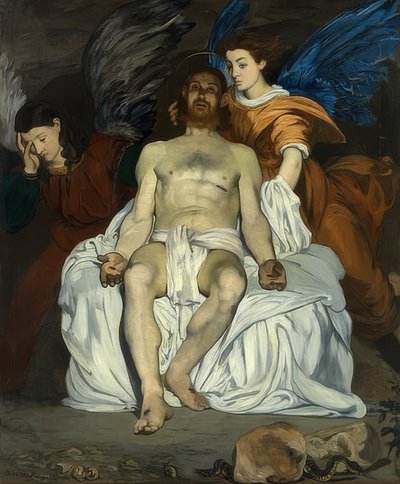 Dead Christ with Angels by Édouard Manet