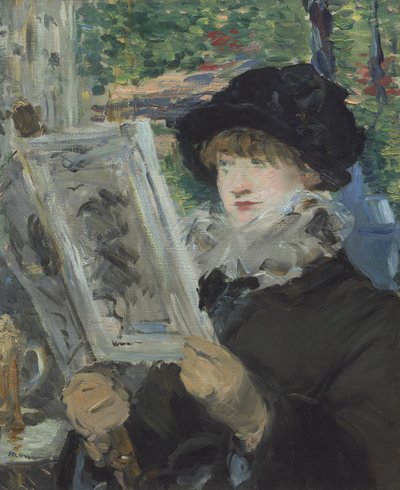 Woman Reading by Édouard Manet