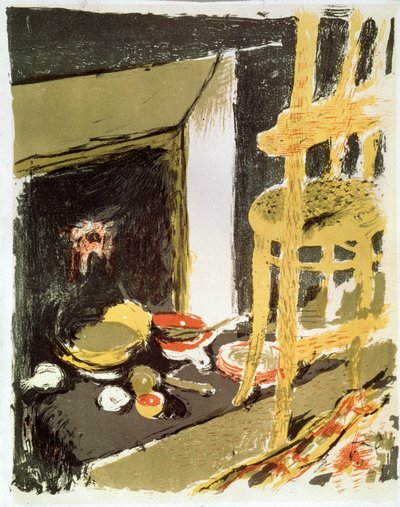 At the Hearth by Edouard Vuillard