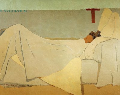 In Bed by Edouard Vuillard
