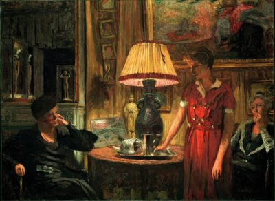 The Visit by Edouard Vuillard