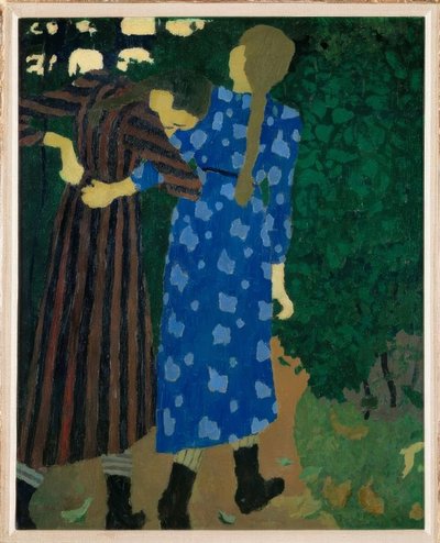 Little Girls Walking by Edouard Vuillard