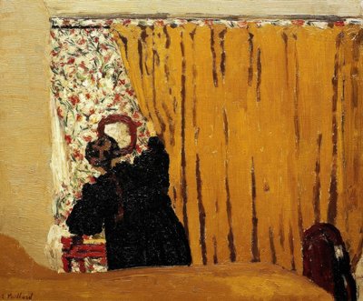 The Yellow Curtain/1893 by Edouard Vuillard
