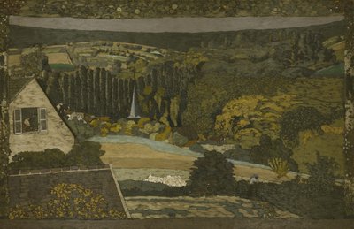 Landscape: Window Overlooking the Woods by Edouard Vuillard