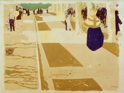 The Avenue by Edouard Vuillard