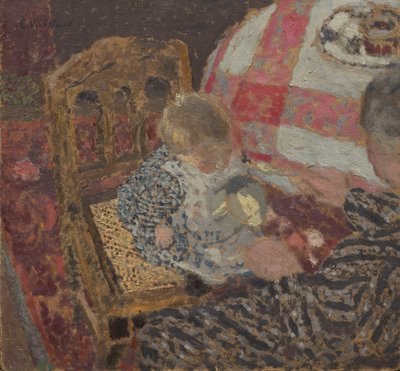 Luncheon (Annette and Her Grandmother) by Edouard Vuillard