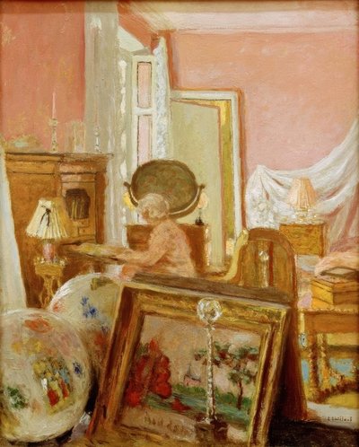 Madame Hessel in the Room at Clayes by Edouard Vuillard