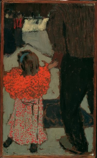 Girl with Red Scarf by Edouard Vuillard