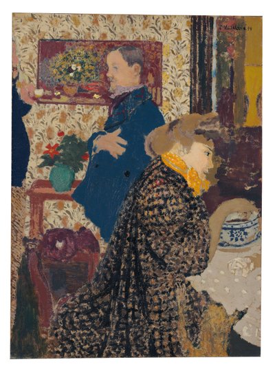 Misia and Vallotton at Villeneuve by Edouard Vuillard