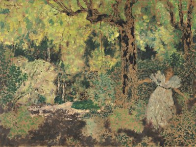 Misia in the Woods, 1897-1899 by Edouard Vuillard