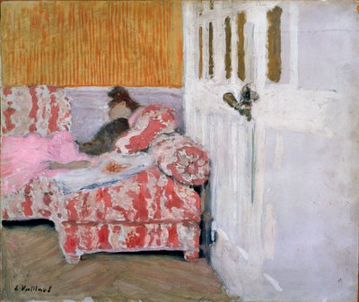 On the Sofa by Edouard Vuillard