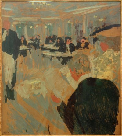 Café Scene by Edouard Vuillard