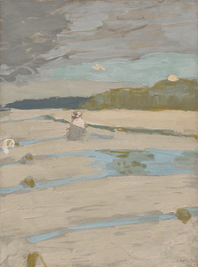 The Beach at Saint-Jacut by Edouard Vuillard