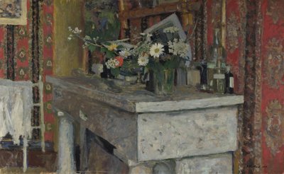 The Mantelpiece by Edouard Vuillard