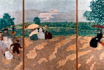 The Public Gardens (detail) by Edouard Vuillard