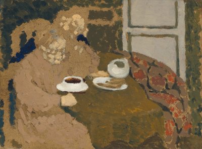 Two Women Drinking Coffee, c. 1893 by Edouard Vuillard