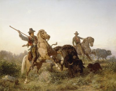 Herding Water Buffalo by Edouard van den Bosch