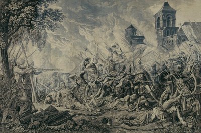 The Death of Zrinyi (after F. Osolsobic) by Eduard Gurk