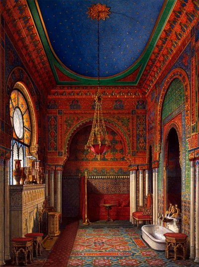 Interiors of the Winter Palace, 1870 by Eduard Hau