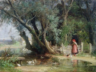 The Duck Pond by Eduard Heinel
